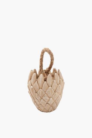 Resin Protea Shaped Doorstop