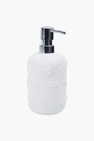Polyresin Embossed Bow Dispenser