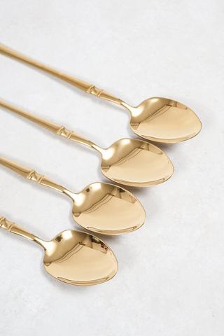 4 Pack Metallic Stainless Steel Tablespoons