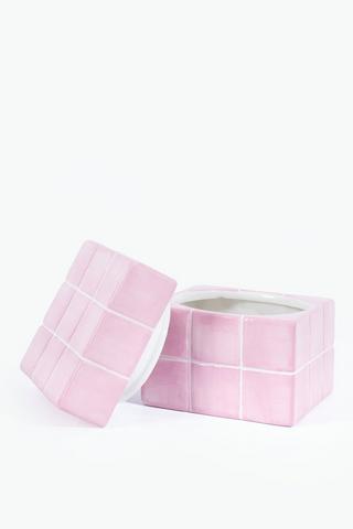 Tile Jewelry Box, 15x15cm
