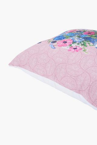 Printed Caspia Floral Scatter Cover Only, 50x50cm