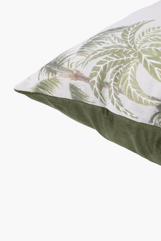 Printed Palm Trees Scatter Cushion, 30x50cm