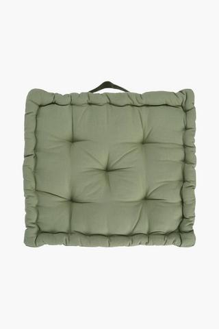 Plain Cotton Chair Pad, 40x40x10cm