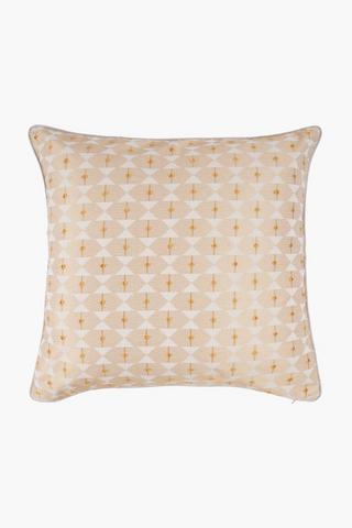 Embroidered Thelma Scatter Cushion, 60x60cm