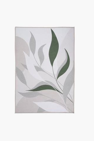 Digital Printed Brax Leaf Rug, 60x90cm