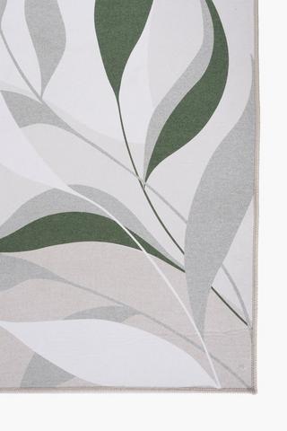 Digital Printed Brax Leaf Rug, 60x90cm