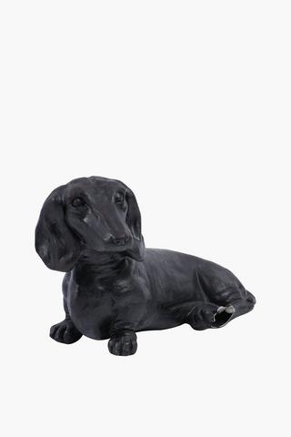 Resin Dachshund Doorstop