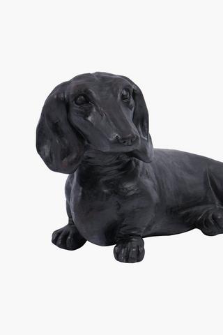 Resin Dachshund Doorstop