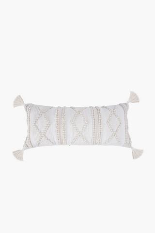 Extra Premium Textured Kobe Feather Filled Scatter Cushion, 40x90cm