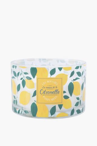 Citronella Lemon Candle, 400g