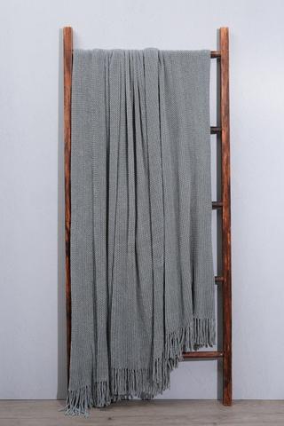 Chenille Ribbed Throw, 180x200cm