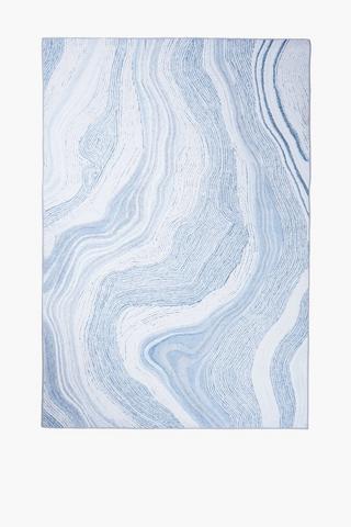 Digital Printed Nebo Abstract Rug, 120x180cm