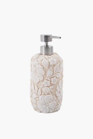 Polyresin Embossed Matilda Soap Dispenser