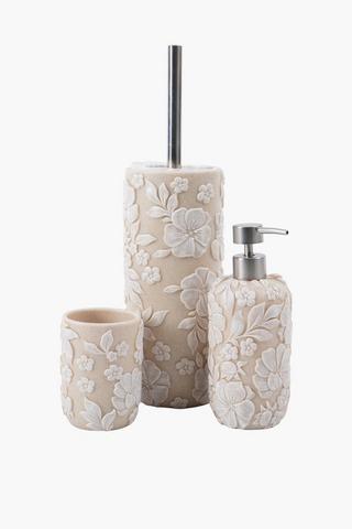 Polyresin Embossed Matilda Soap Dispenser