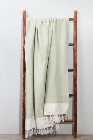 Polycotton Mingle Tassel Throw, 140x180cm