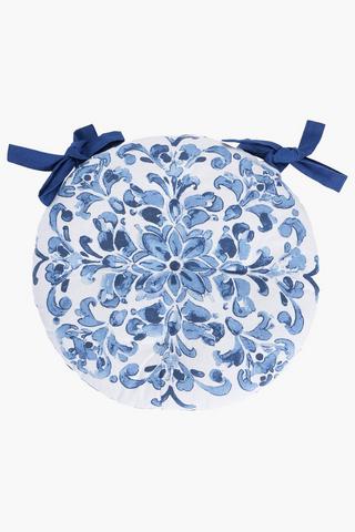 Printed Rita Outdoor Cushion Round, 40cm