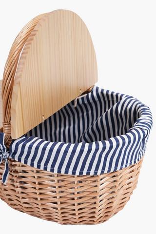 Paper Weave Picnic Basket
