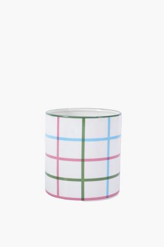 Multi Check Planter, 15x14cm
