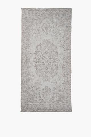 Chenille Sienna Baroque Jacquard Rug, 70x140cm