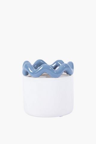 Waves Planter, 15cm