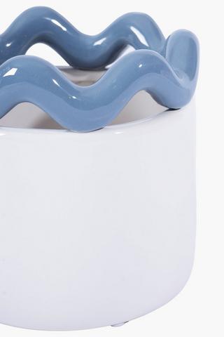 Waves Planter, 15cm