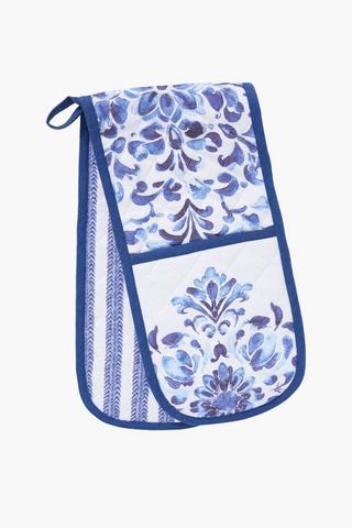 Printed Rita Double Oven Glove