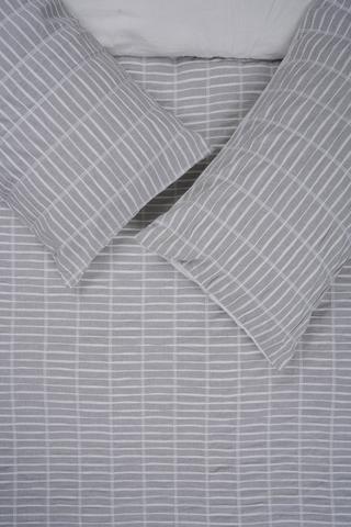 Premium Cotton Jacquard Seersucker Duvet Cover Set