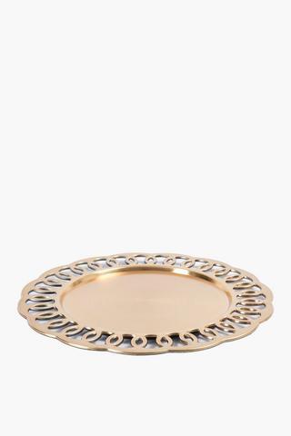 Scallop Metallic Underplate