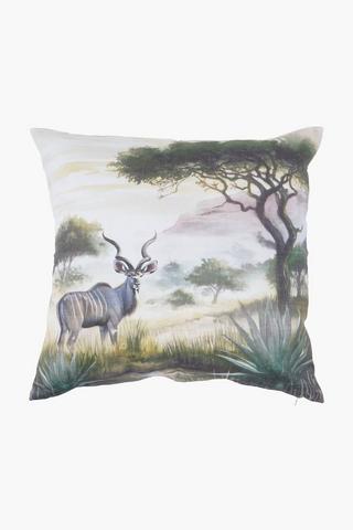 Printed Sedona Kudu Scatter Cushion, 50x50cm