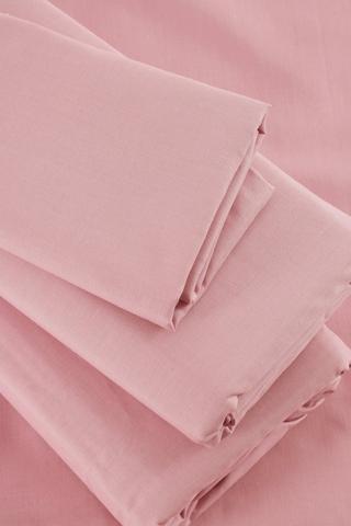 144 Thread Count Fitted Sheet Extra Length Extra Depth, 37cm