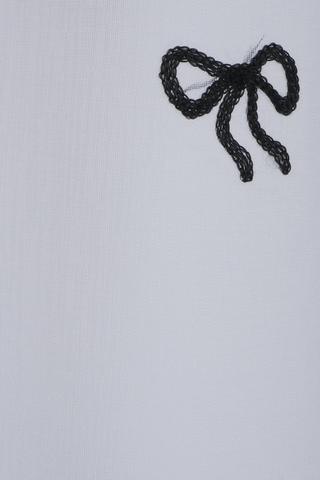 Embroidered Bow Sheer Curtain, 140x225cm