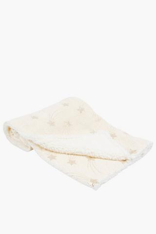 Foiled Sherpa Baby Blanket