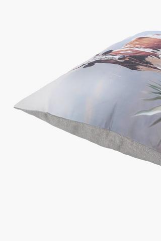 Printed Oxford Nguni Scatter Cushion, 40x60cm