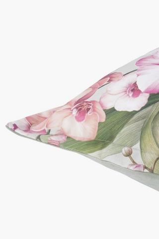 Printed Venus Orchid Scatter Cushion, 55x55cm