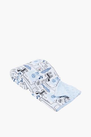Printed Sherpa Fleece Blanket