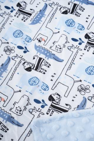 Printed Sherpa Fleece Blanket