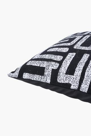 Jacquard Tron Geometric Scatter Cushion, 60x60cm