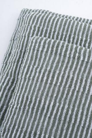 Cotton Jacquard Pin Stripe Hand Towel