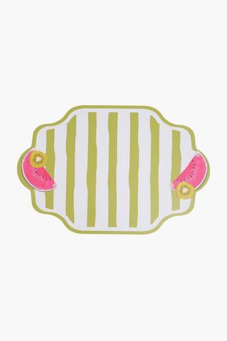 Tropical Harvest Stripe Pu Placemat