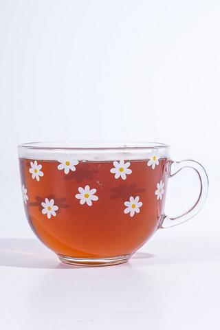 Daisy Glass Mug, 400ml