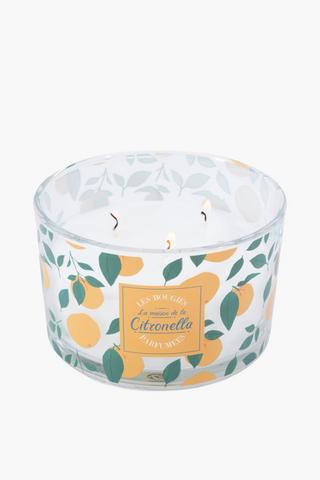 Citronella Orange Candle, 400g