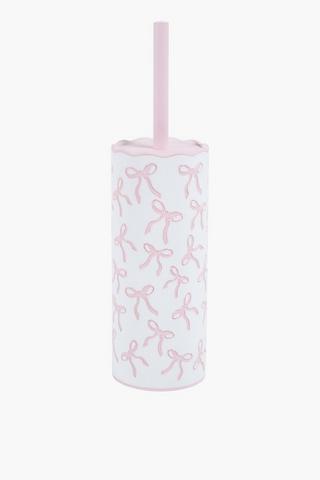 Polyresin Kate Bow Toilet Brush Set