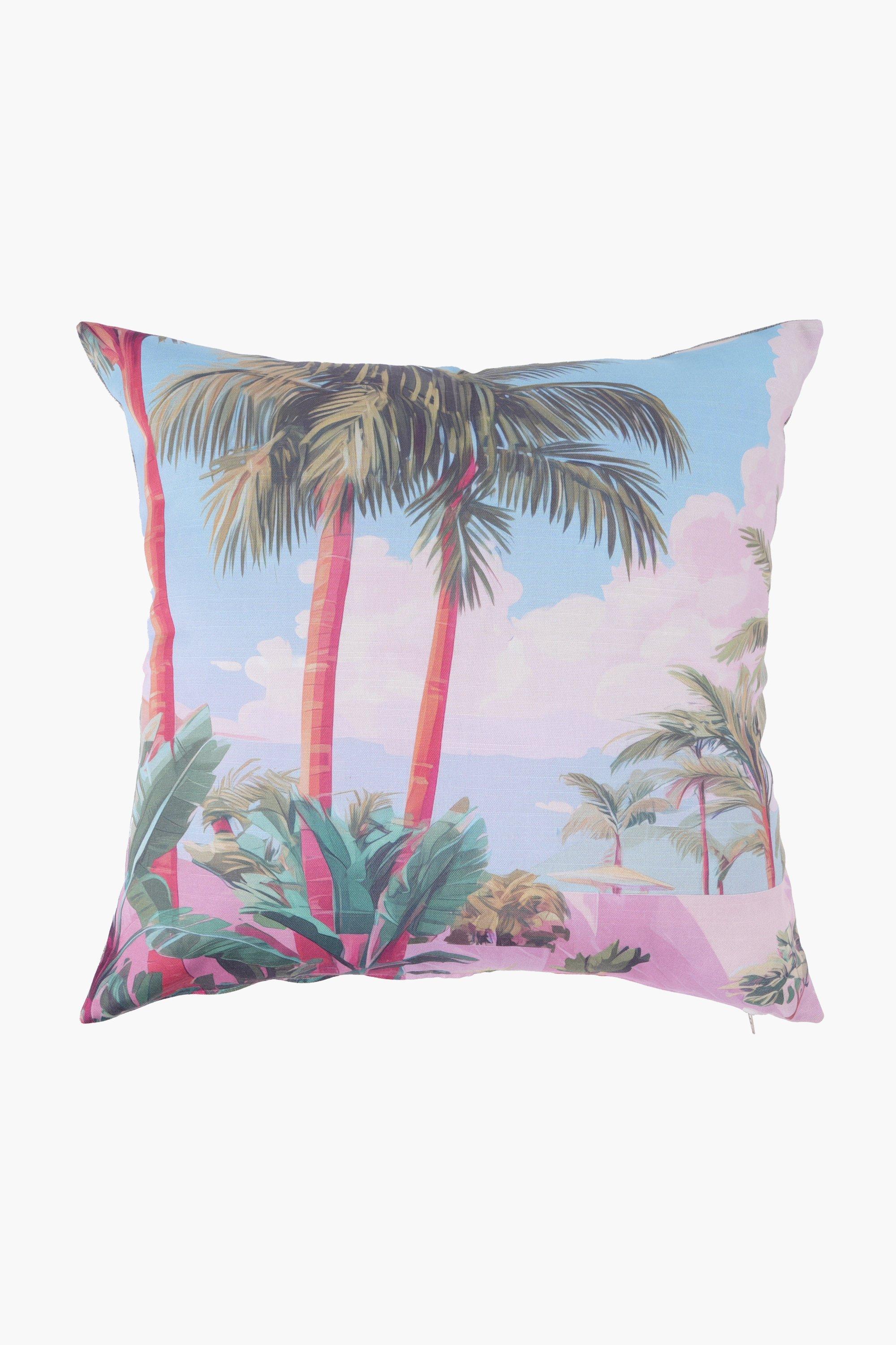Printed Clubhouse Beach Scatter Cushion, 50x50cm