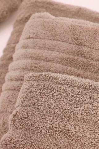 Premium Jacquard Ribbed Zero Twist Hand Towel