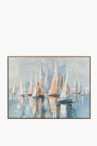 Sail Boats Canvas, 120x90cm
