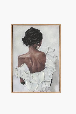 Lady Portrait Canvas, 50x70cm