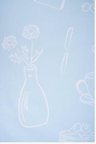 Breakfast Print 4 To 6 Seater Tablecloth