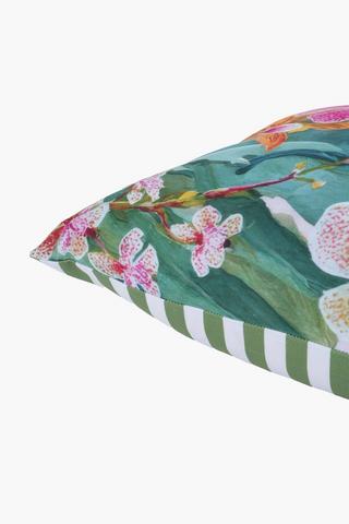 Printed Venus Orchid Scatter Cushion, 50x50cm