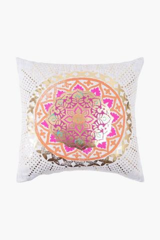 Printed Diwali Scatter Cushion, 50x50cm