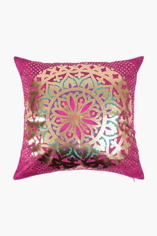 Printed Diwali Scatter Cushion, 50x50cm